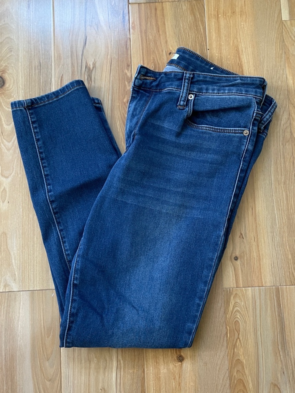 STS Blue Women's Skinny Jeans in Deep Blue Wash